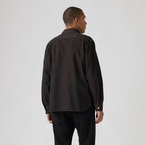 Open Box - Levi's -  Men's Worker Standard Fit Long Sleeve Butto Brown